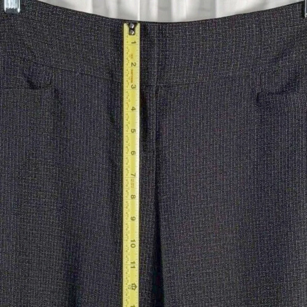 The Limited Cassidy Gray Black Textured Dress Pants Straight Leg 10 Preppy 76-21 - Picture 6 of 14
